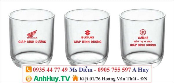in logo ly thủy tinh sứ tại đà nẵng LH : 0935 44 77 49 - 0901 99 40 88 AnhHuy.TV