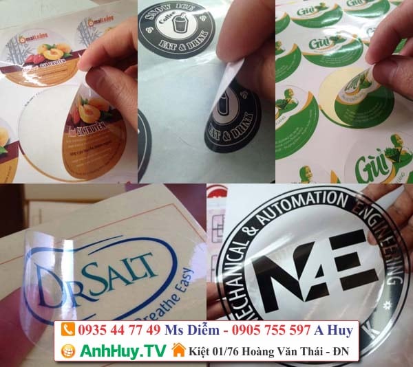 In Tem Dán 6 in logo dán đà nẵng 0935 44 77 49 Ms Diễm