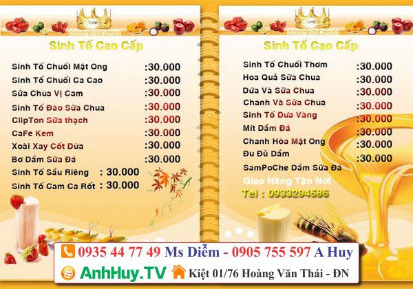 menu đà nẵng LH 0935 44 77 49 Ms Diễm - 0905755597 A Huy