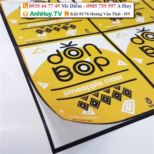 In Sticker Đà Nẵng 0935 44 77 49 Xuân Diêm