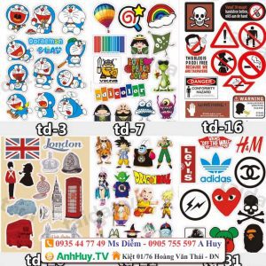 Sticker Đà Nẵng Giá Rẻ Tại Xưởng In Anh Huy TV 0935447749 Xuân Diễm