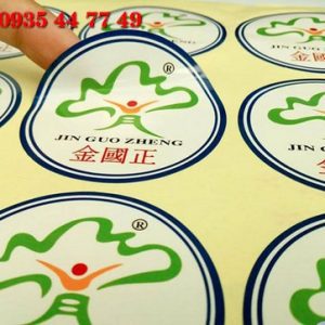 In Decal Giá Rẻ Tại Đà Nẵng In Tem Nhãn Decal Nhựa Trong Suốt 0905755597