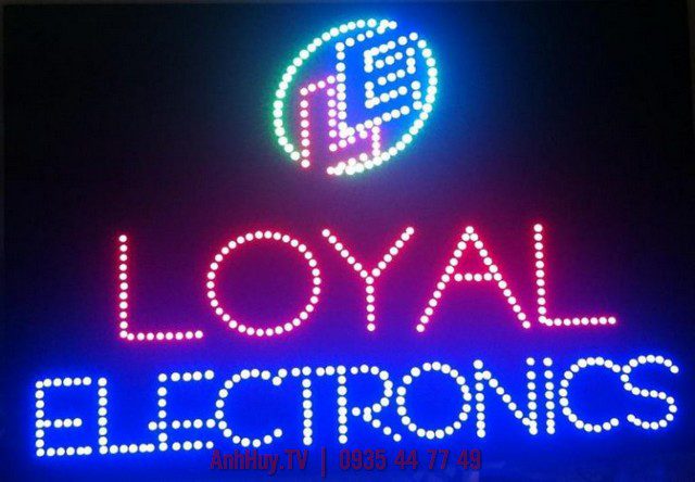 Làm Bảng Hiệu Led Đổi Màu Ở Đà Nẵng 0905755597 Anh Huy TV