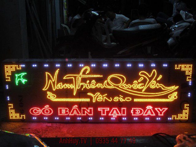 Làm Bảng Hiệu Led Đổi Màu Ở Đà Nẵng 0905755597 Anh Huy TV