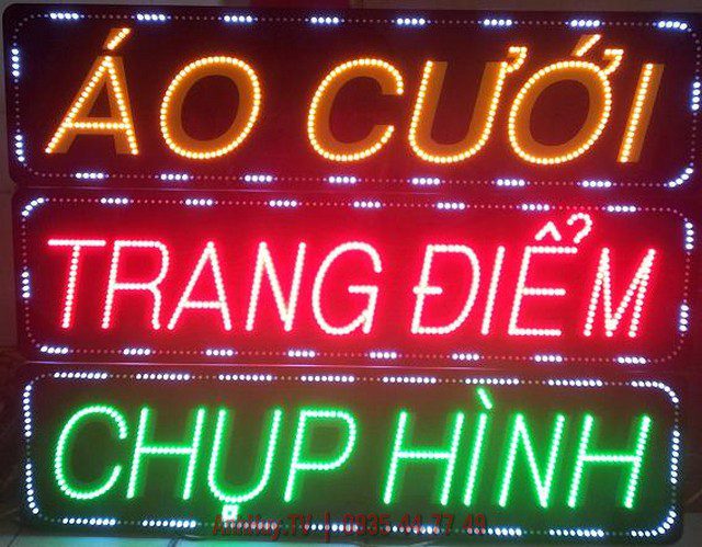 Làm Bảng Hiệu Led Đổi Màu Ở Đà Nẵng 0905755597 Anh Huy TV
