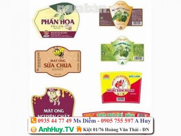 Xưởng In Tem Nhãn Nhãn Mác Tại Đà Nẵng Đến Với Quảng Cáo Anh Huy TV 0905755597