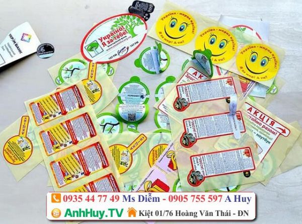 Xưởng In Tem Nhãn Nhãn Mác Tại Đà Nẵng Đến Với Quảng Cáo Anh Huy TV 0905755597