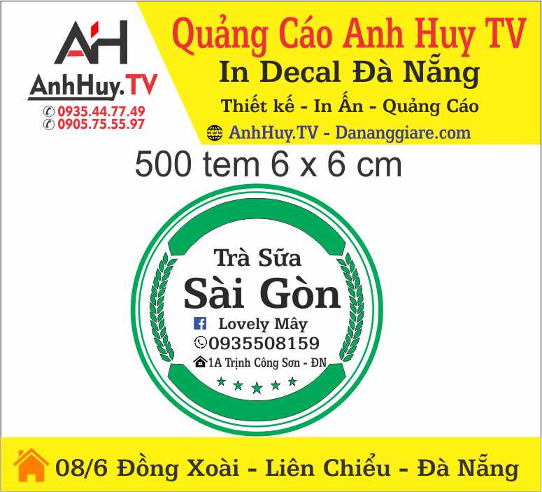 IN LOGO TEM NHÃN TẠI ĐÀ NẴNG NHÃN DÁN CHAI 070544489 ANHHUYTV