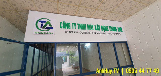 Thi Công Lắp Đặt Bộ Chữ Nổi Mica Công Ty TNHH Máy Xây Dựng Trung Anh 0706755597