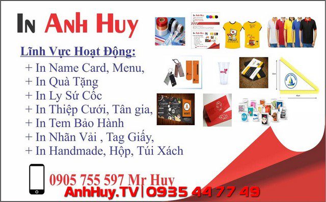 In Card Visit Đà Nẵng Giá Rẻ 0935447749 Xuân Diễm