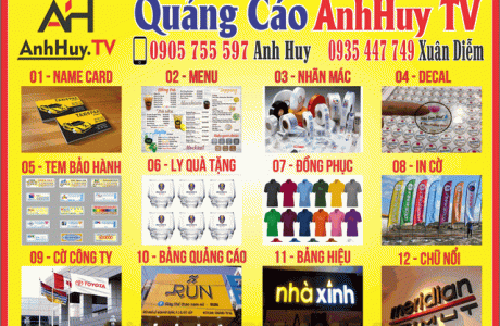 Địa Chỉ In Ấn Đà Nẵng Uy Tín Chuyên Nghiệp Quảng Cáo Anh Huy TV