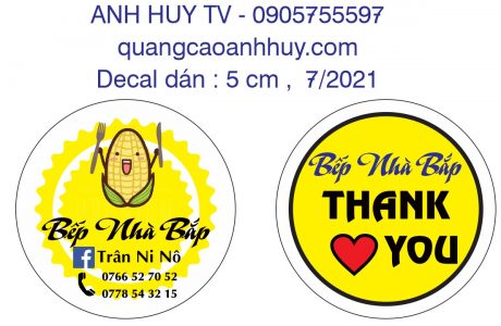 in tem nhãn dán ăn vặt đà nẵng 0935447749