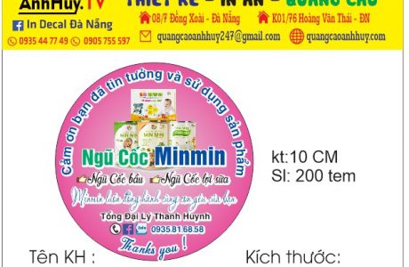 Địa chỉ in decal tem nhãn dán sản phẩm