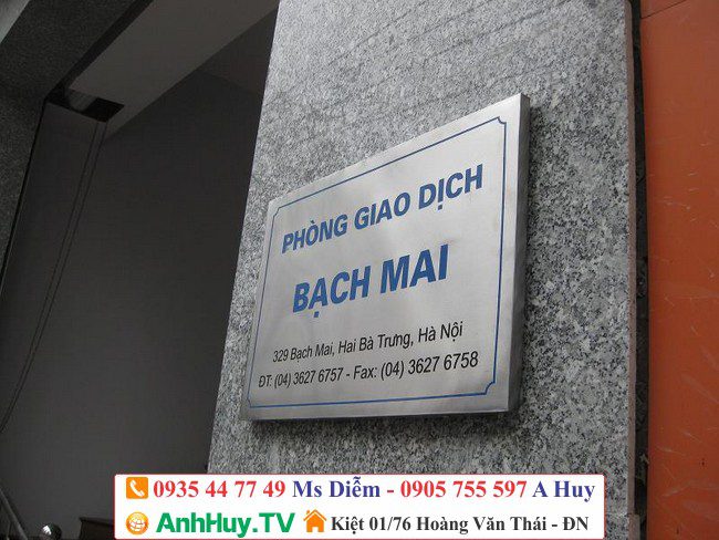  Làm Biển Inox Ăn Mòn Ở Đà Nẵng, liên hệ : 0705444489 Xuân Diễm