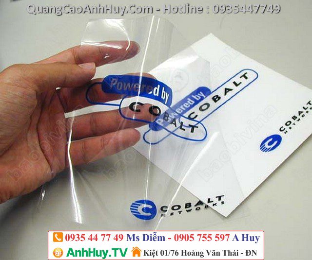 In tem trong suốt giá rẻ tại Liên Chiểu Đà Nẵng 1