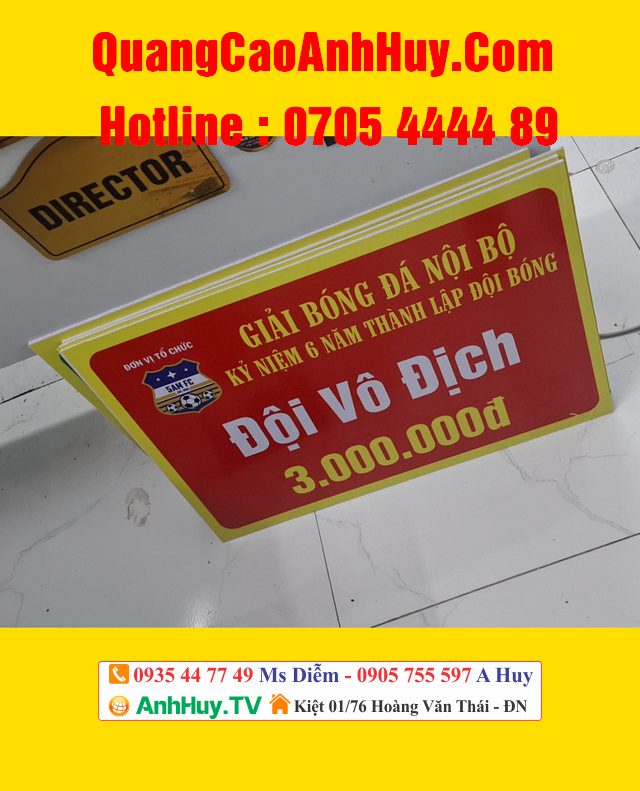 In bảng trao giải thưởng tại Đà Nẵng giá rẻ 0935447749 1