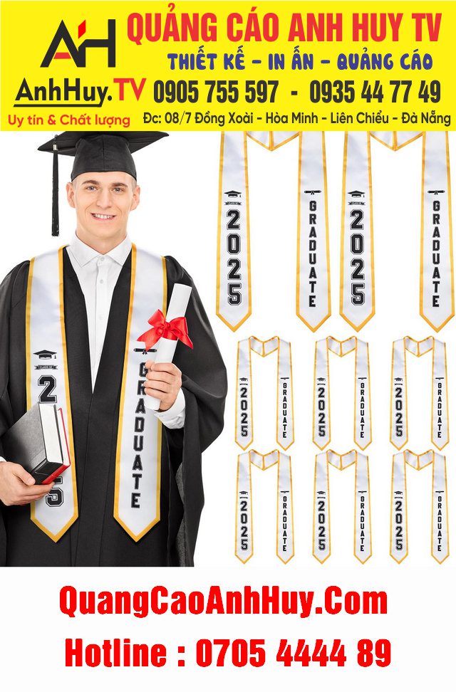 Sash tốt nghiệp sinh viên tại Đà Nẵng giá rẻ lấy nhanh 247